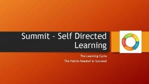 Summit Self Directed Learning The Learning Cycle The