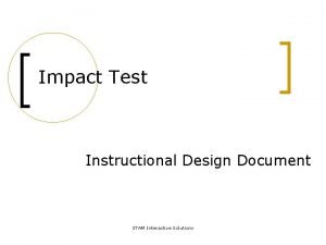 Impact test demo