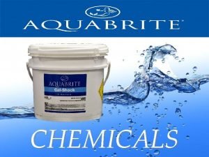 CHEMICALS Page 1 Aquabrite Chemicals Specialty Chemicals Algaecides