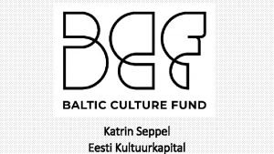 Eesti kultuurkapital
