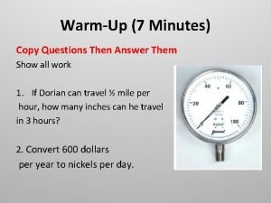 From questions then answer them