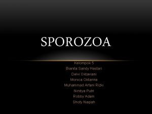 Sporozoa adalah