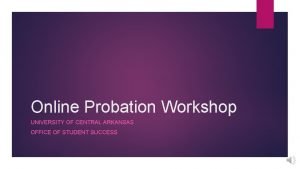 Uca academic probation