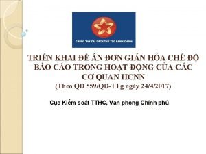 TRIN KHAI N N GIN HA CH BO