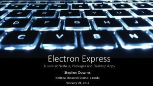 Express js electron