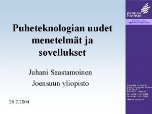 Juhani saastamoinen Juhani saastamoinen