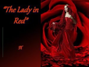 Lady in red autor