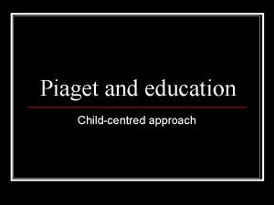 Readiness piaget