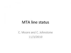 Mta line status