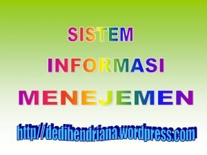 Sistem informasi menejemen