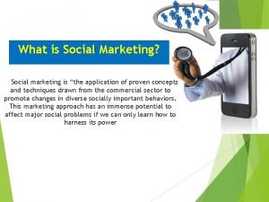 Social marketing wheel