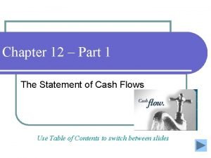 Statement of cash flows partial