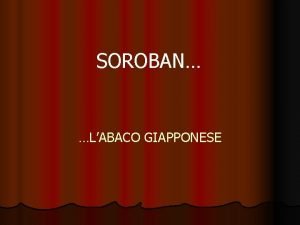 Soroban come funziona