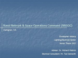 Naval Network Space Operations Command NNSOC Dahlgren VA