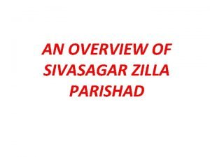 Zilla parishad