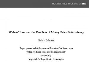 Walras law microeconomics
