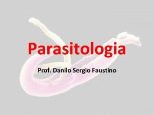 Parasitologia Prof Danilo Sergio Faustino Tripanossomase Tambm conhecida
