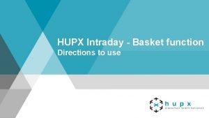 Hupx intraday