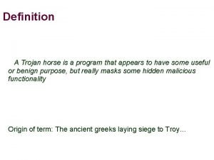 Trojan horse define