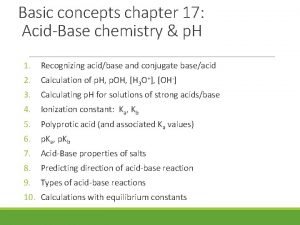 Seven strong acids