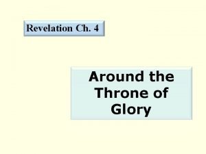 Revelation ch 4