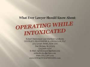 What Ever Lawyer Should Know About E L