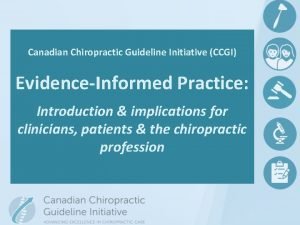 Canadian chiropractic guideline initiative