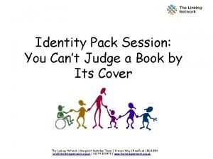 Identity Pack Session You Cant Judge a Book