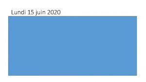 Lundi 15 juin 2020 Calcul mental Les doubles