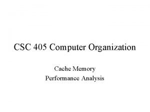Csc 405