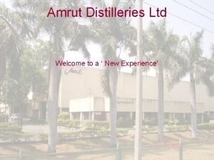Amrut distilleries pvt ltd