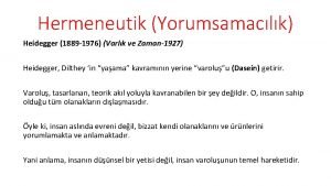 Hermeneutik nedir Hermeneutik nedir