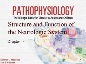 Structure and Function of the Neurologic System Chapter