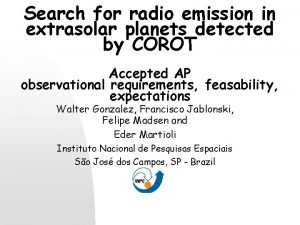 Search for radio emission in extrasolar planets detected