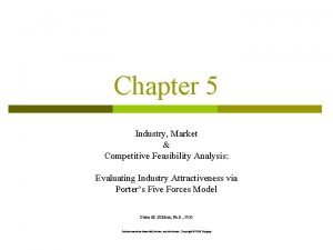 Industry analysis in feasibility study