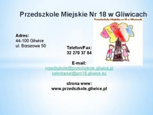 Przedszkole 18 gliwice