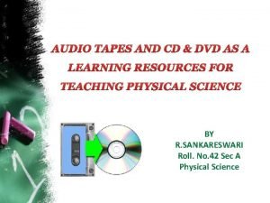 Audio learning resources