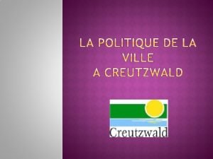 I Dfinition du concept de Politique de la