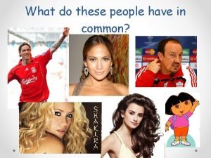 What do these people have in common?