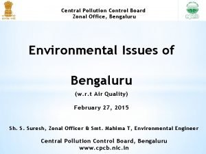 Central and state pollution control board
