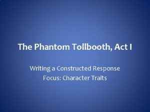 The phantom tollbooth act 2