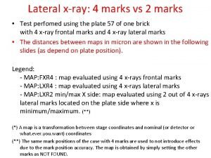 Lateral xray 4 marks vs 2 marks Test