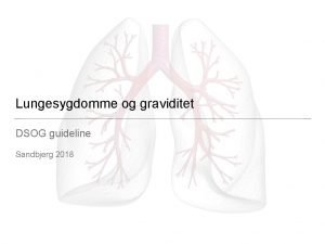 Lungesygdomme og graviditet DSOG guideline Sandbjerg 2018 Medlemmer