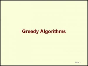 Activity selection problem greedy algorithm example