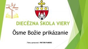 DIECZNA KOLA VIERY sme Boie prikzanie Tmu spracoval