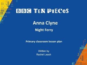 Anna clyne night ferry