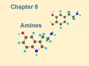 Aliphatic amines and aromatic amines