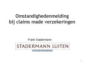 Frank stadermann