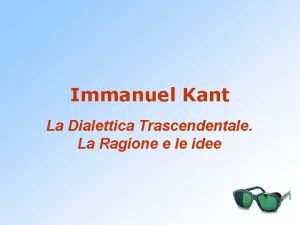 Immanuel Kant La Dialettica Trascendentale La Ragione e