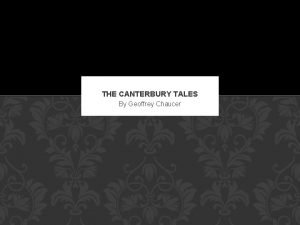 Canterbury tales themes